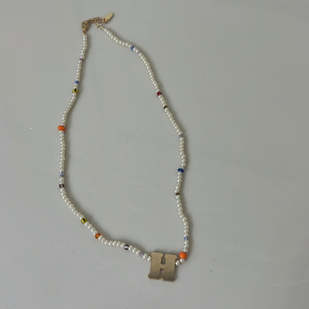 Anthropologie initial necklace
